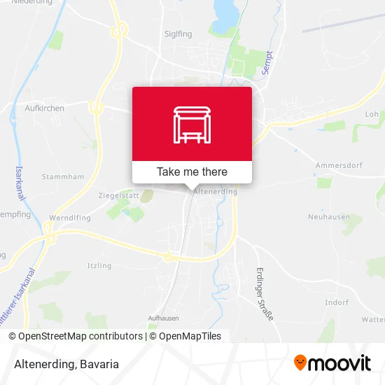Карта Altenerding