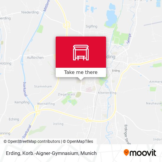 Erding, Korb.-Aigner-Gymnasium map