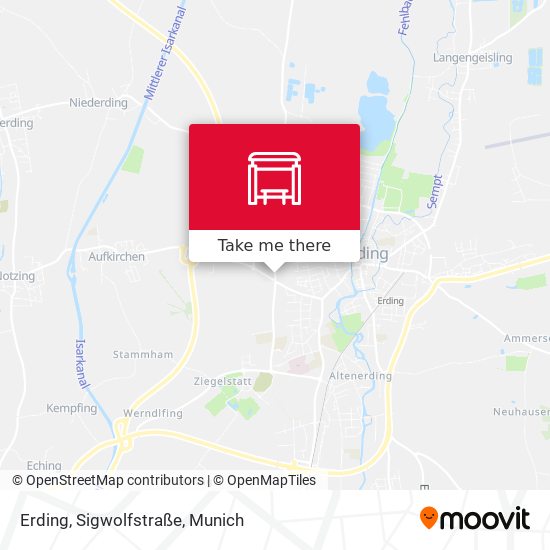 Карта Erding, Sigwolfstraße