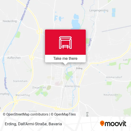 Карта Erding, Dall'Armi-Straße