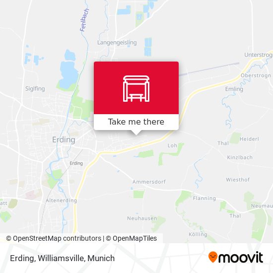 Erding, Williamsville map