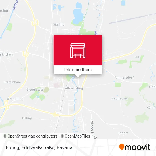 Карта Erding, Edelweißstraße