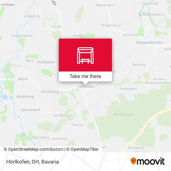 Карта Hörlkofen, Ort
