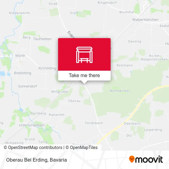 Карта Oberau Bei Erding