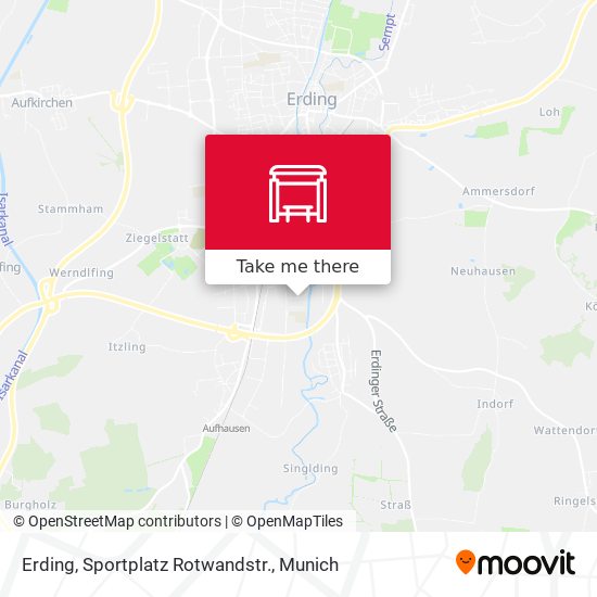 Erding, Sportplatz Rotwandstr. map