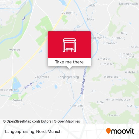 Карта Langenpreising, Nord