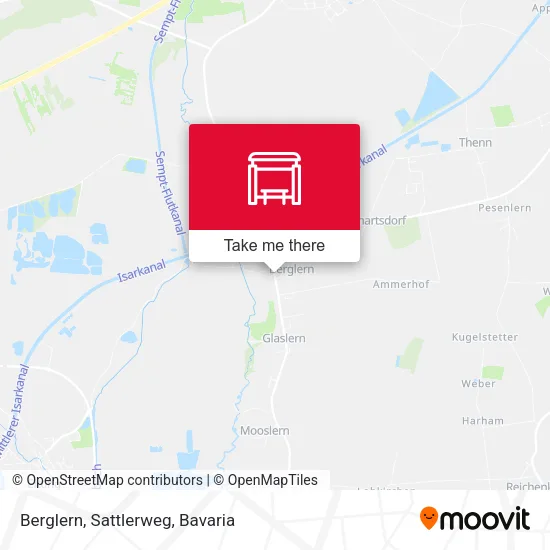 Карта Berglern, Sattlerweg