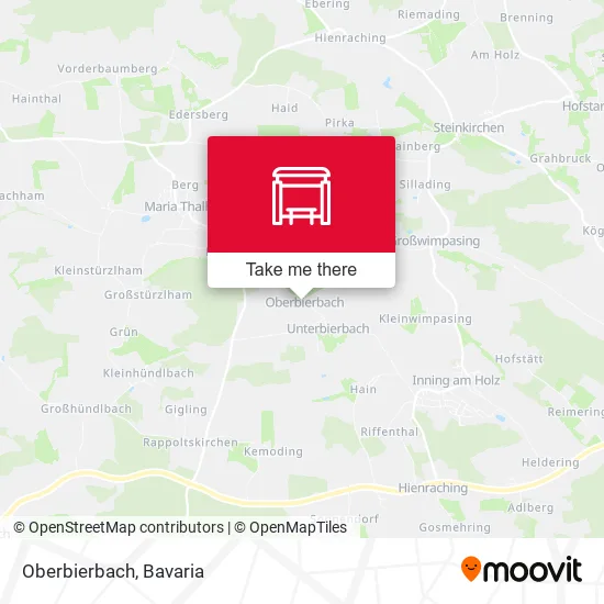 Карта Oberbierbach