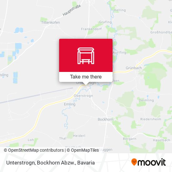 Unterstrogn, Bockhorn Abzw. map