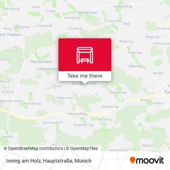 Inning am Holz, Hauptstraße map
