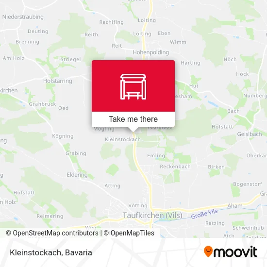 Kleinstockach map