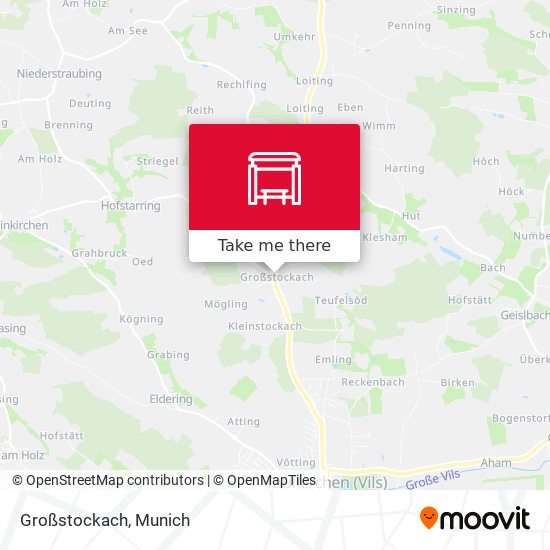 Карта Großstockach