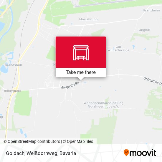 Goldach, Weißdornweg map
