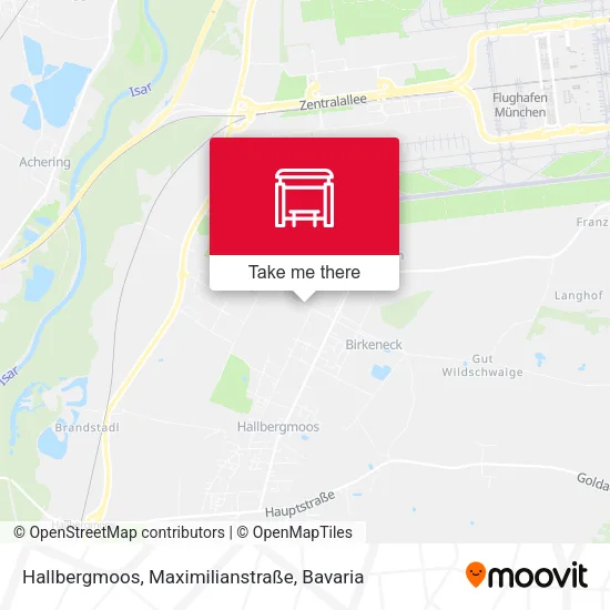 Карта Hallbergmoos, Maximilianstraße