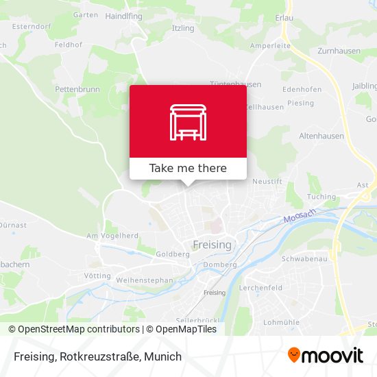 Freising, Rotkreuzstraße map