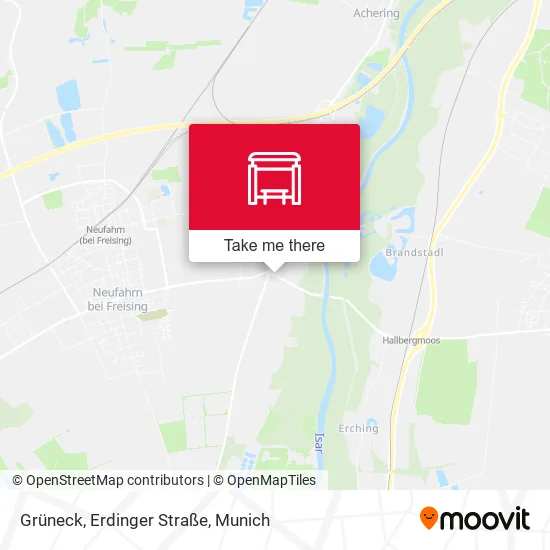 Карта Grüneck, Erdinger Straße