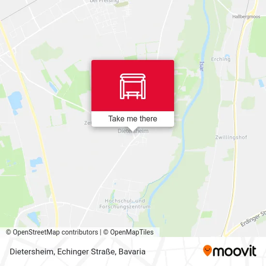 Карта Dietersheim, Echinger Straße