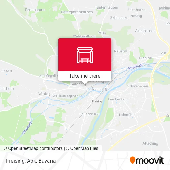 Карта Freising, Aok