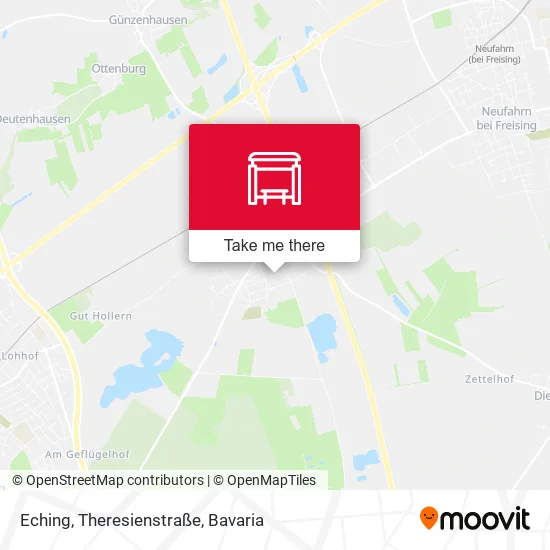 Карта Eching, Theresienstraße