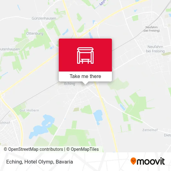 Eching, Hotel Olymp map