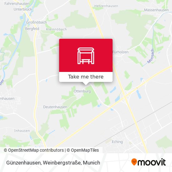 Günzenhausen, Weinbergstraße map