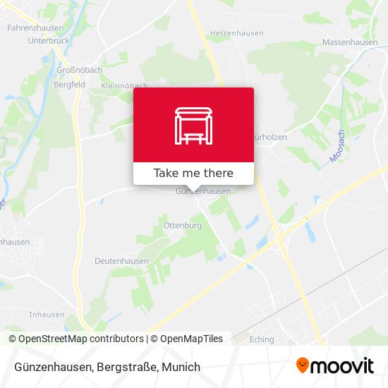 Günzenhausen, Bergstraße map
