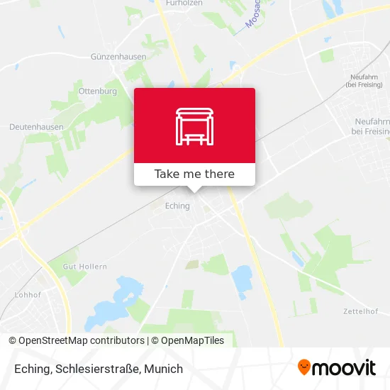 Карта Eching, Schlesierstraße