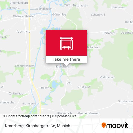 Kranzberg, Kirchbergstraße map