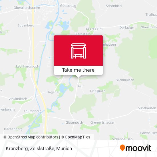 Kranzberg, Zeislstraße map