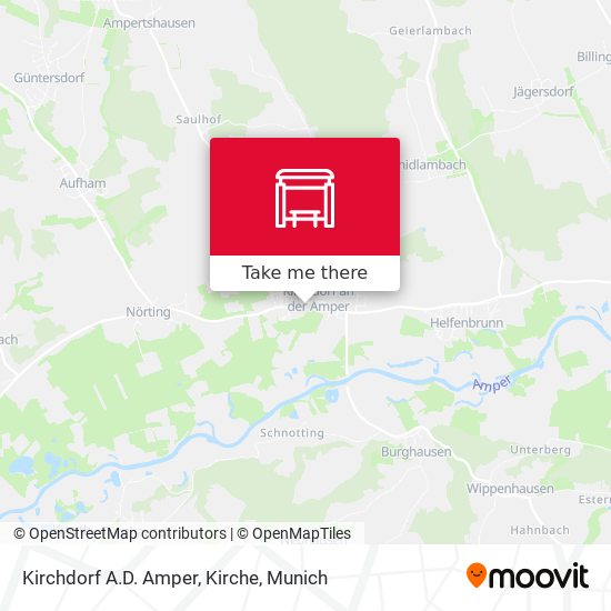 Kirchdorf A.D. Amper, Kirche map