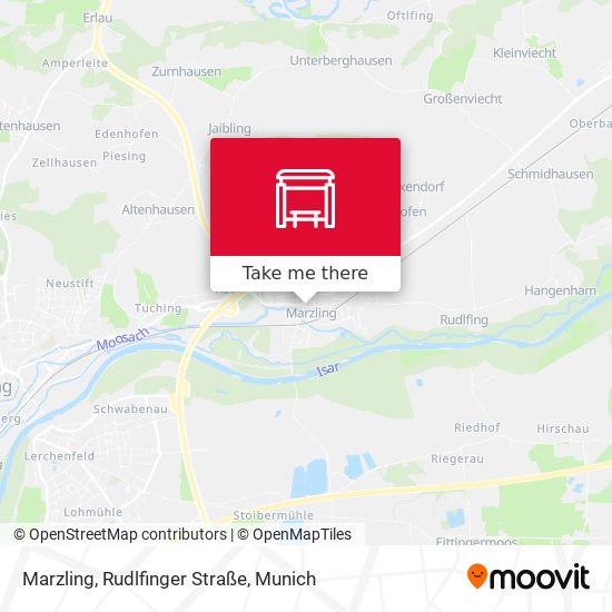 Marzling, Rudlfinger Straße map