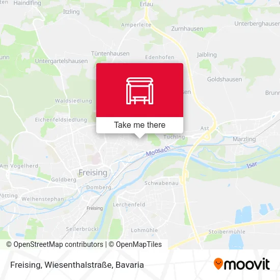 Карта Freising, Wiesenthalstraße