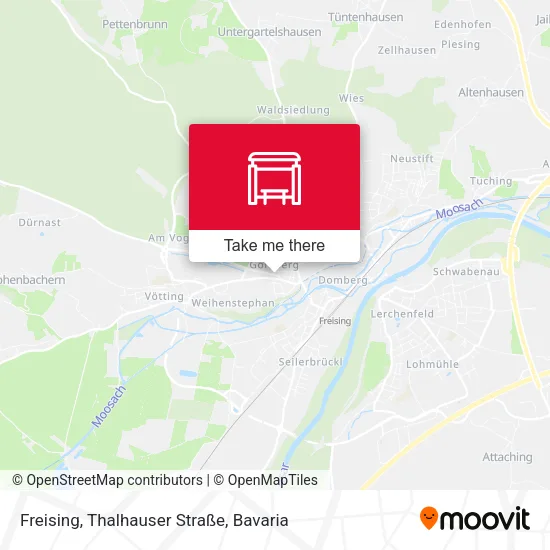 Карта Freising, Thalhauser Straße