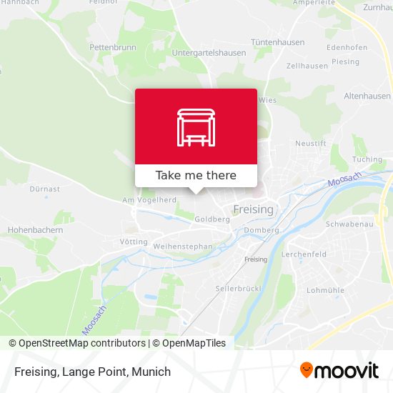 Карта Freising, Lange Point