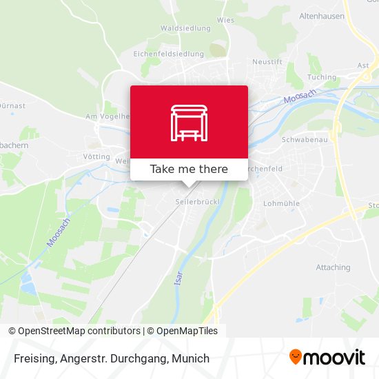 Freising, Angerstr. Durchgang map