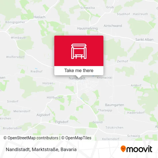 Карта Nandlstadt, Marktstraße