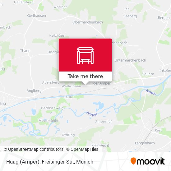 Haag (Amper), Freisinger Str. map