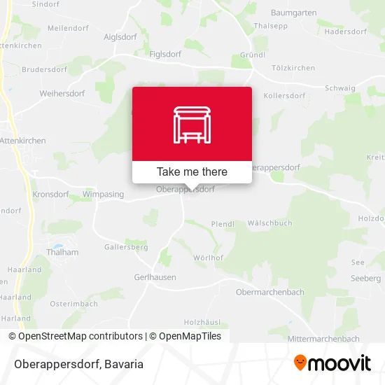 Карта Oberappersdorf