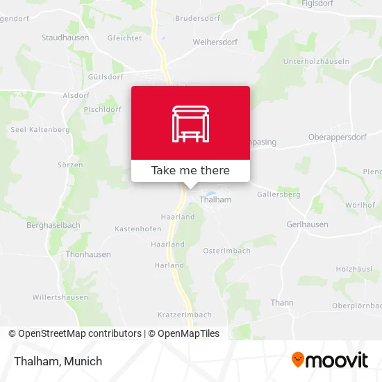Карта Thalham