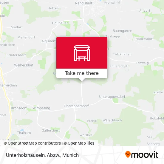 Карта Unterholzhäuseln, Abzw.