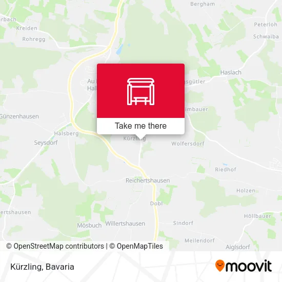 Карта Kürzling