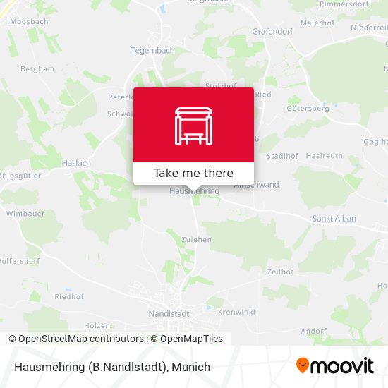 Hausmehring (B.Nandlstadt) map