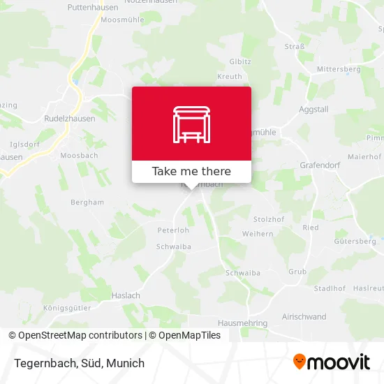 Карта Tegernbach, Süd