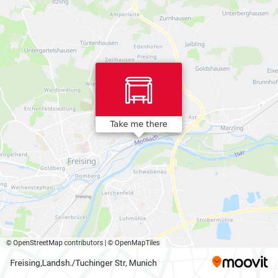 Freising,Landsh./Tuchinger Str map