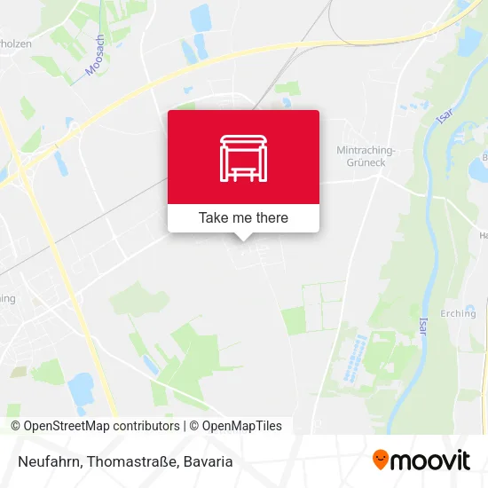 Карта Neufahrn, Thomastraße