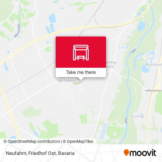 Карта Neufahrn, Friedhof Ost