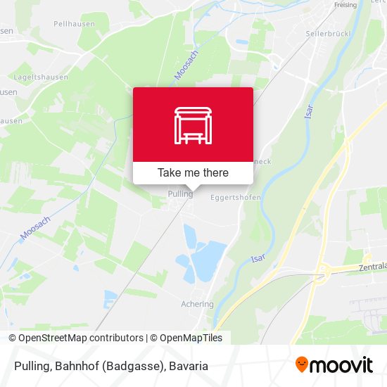 Pulling, Bahnhof (Badgasse) map
