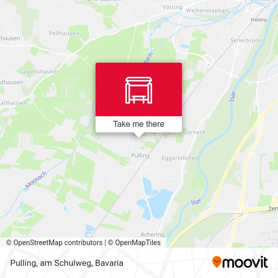 Карта Pulling, am Schulweg