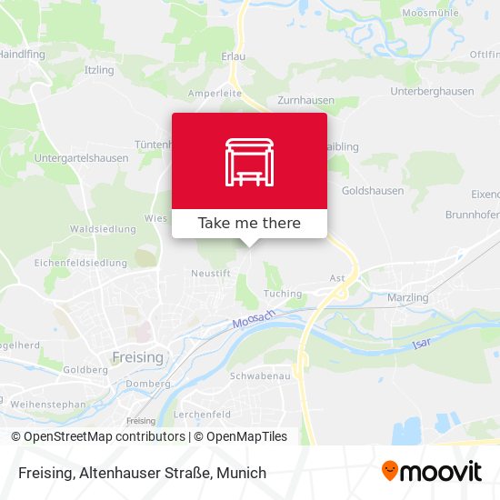 Freising, Altenhauser Straße map