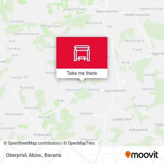 Карта Oberpriel, Abzw.